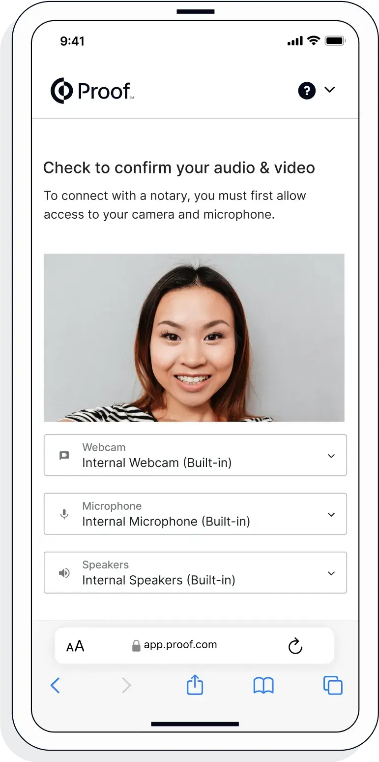 Verify your connection